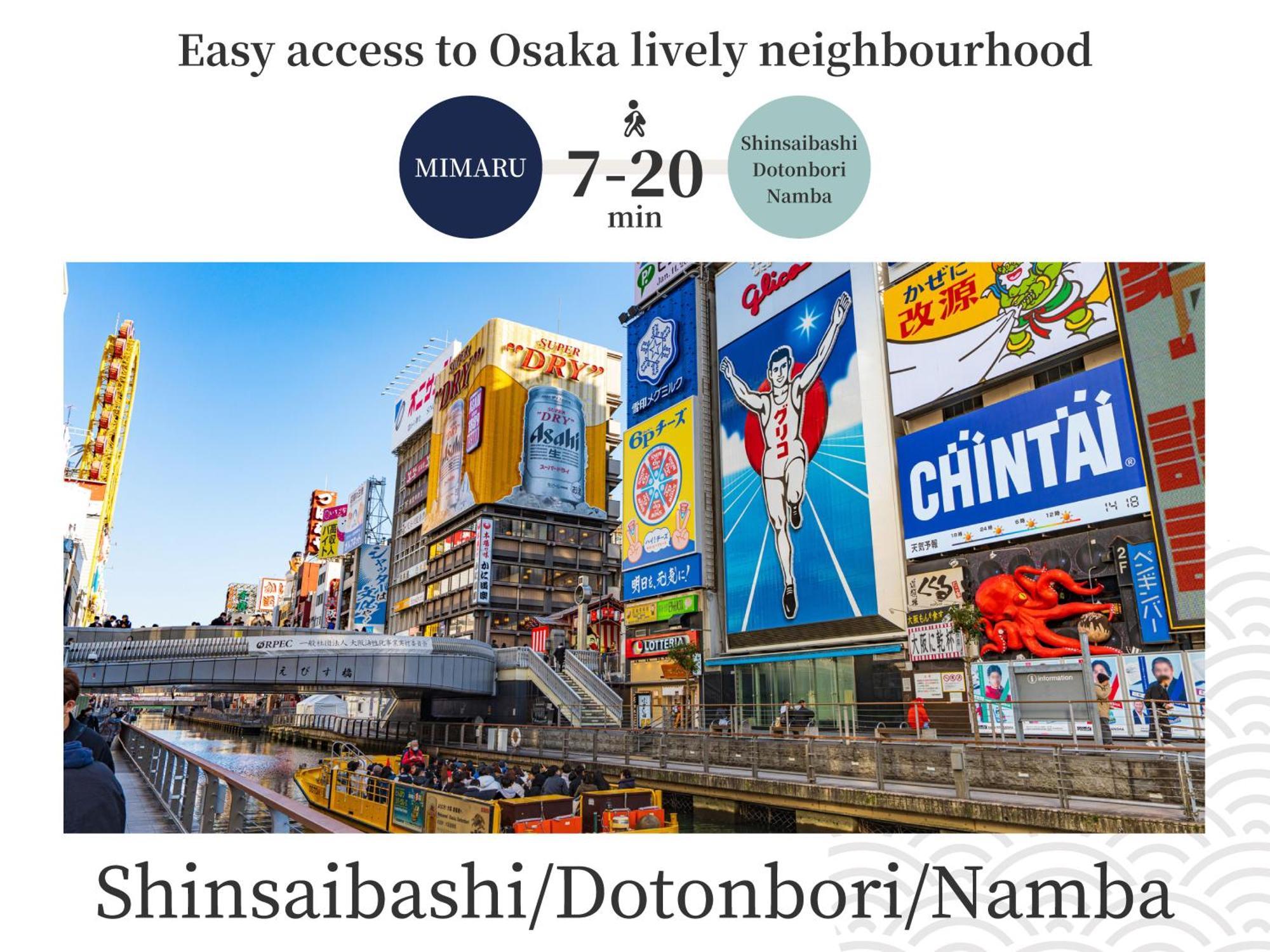 Mimaru Osaka Shinsaibashi West Hotel Exterior photo